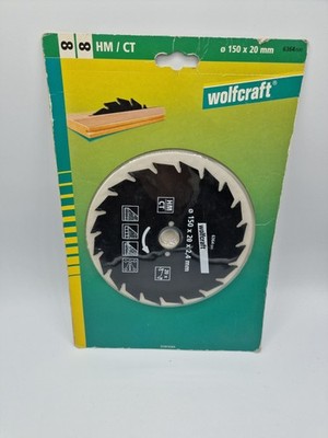 Wolfcraft 6364000 Kreissägeblatt 150 X 20 mm Schwarz