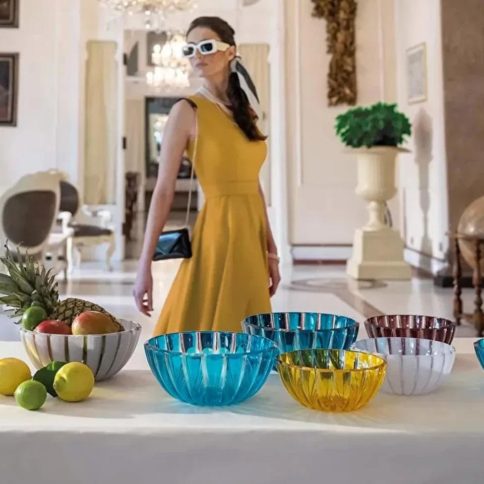 Guzzini Dolcevita Cuenco Pequeño 5 pulgadas, Juego de 6, Esmeralda Foto 2 de 3