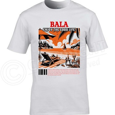 BALA Place T-Shirt Home Geburt Liebe Hass lustig Herren