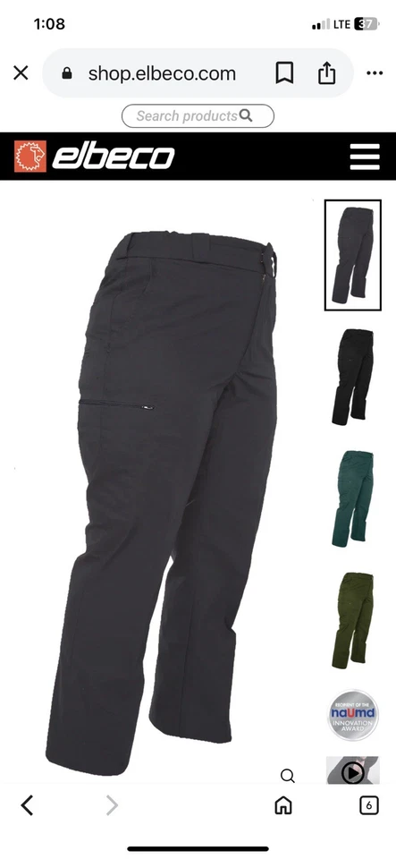 Uniform Tactical Women’s Black Sz12 NEW Elbeco - Image 3 of 4