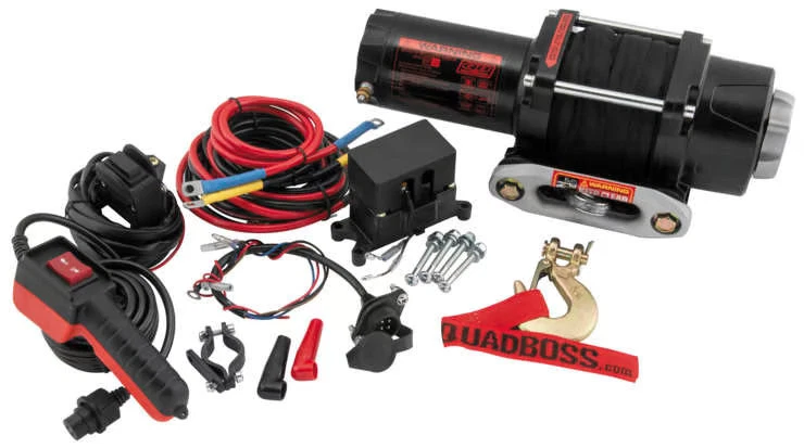 QuadBoss 3500lb Winch (Synthetic Rope) 608703 qbs608703 - Image 2 of 4
