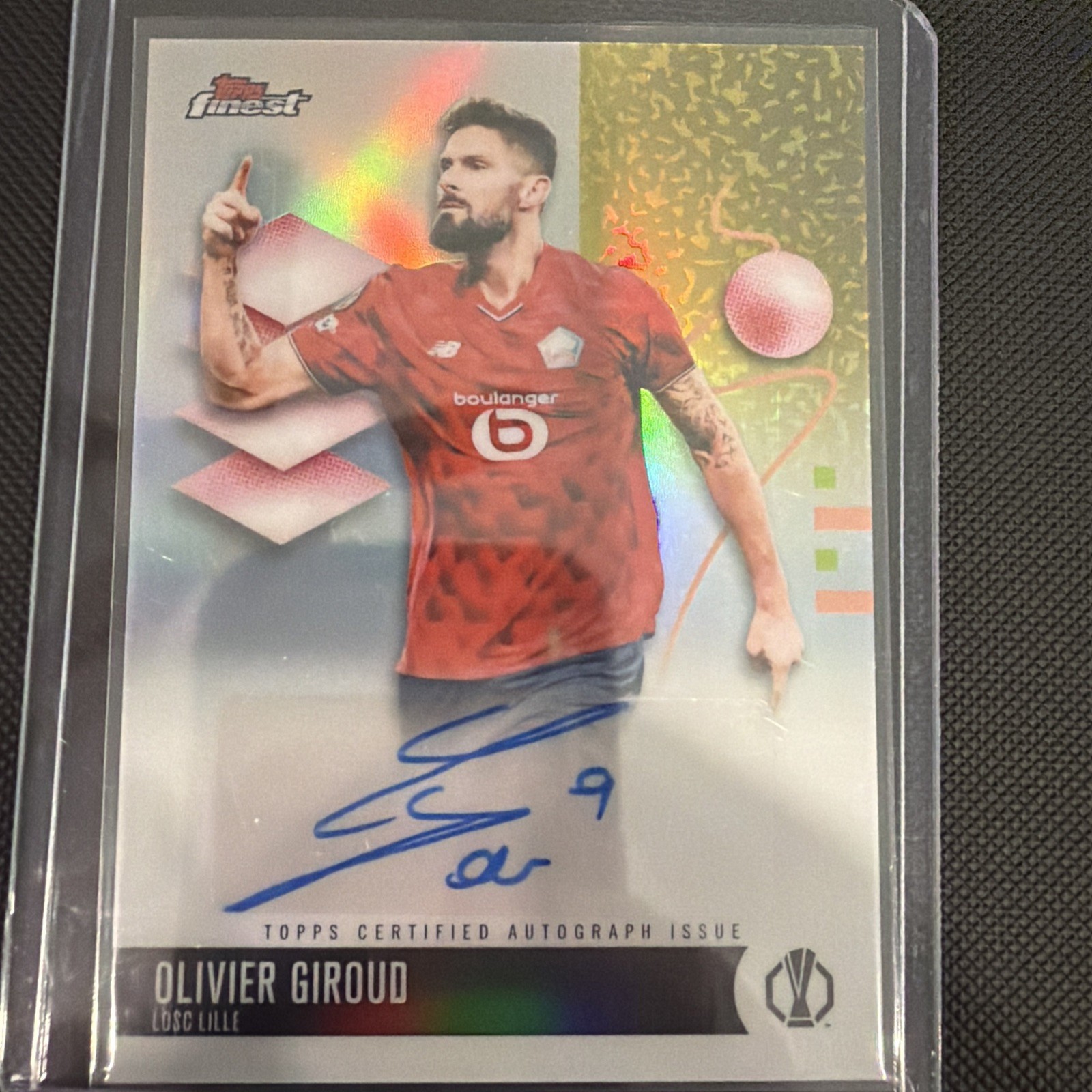 2025-26 Topps Finest Uefa Club Competitions - Autographs Olivier Giroud...