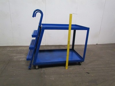 Vestil SPS2-2848 Two Shelf Order Picker Cart Steel Construction 1000lb Capacity