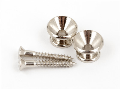 Genuine Fender Original Vintage Style Guitar Strap Buttons - NICKEL, Pair