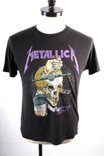 Vintage 1988 Metalica Damaged Justice Metal T-Shirt Mens Size XL USA