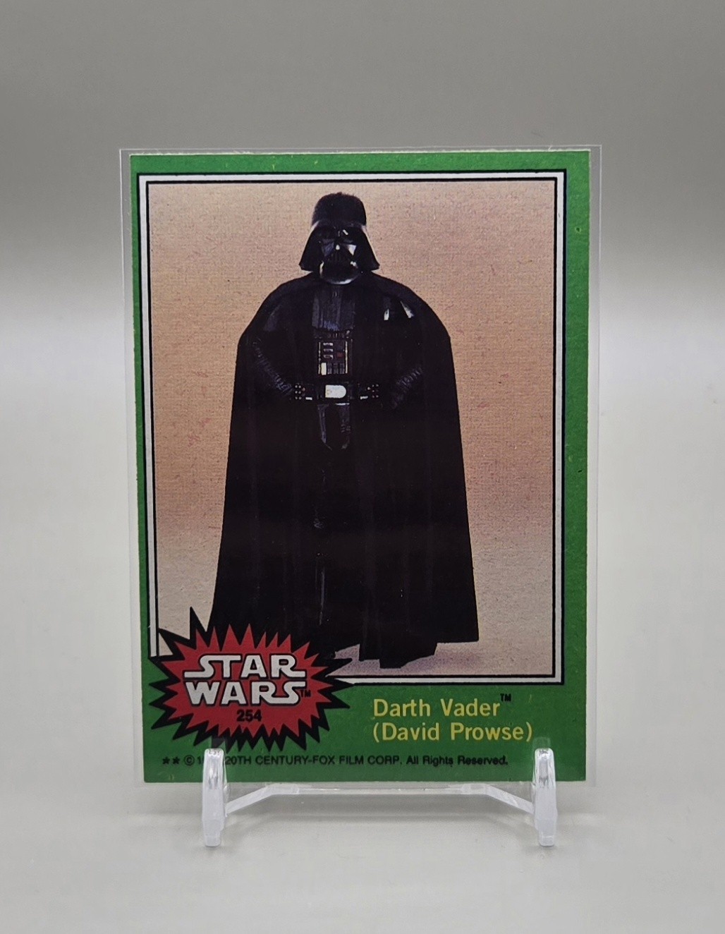 Darth Vader (David Prowse) - 1977 Topps Star Wars #254