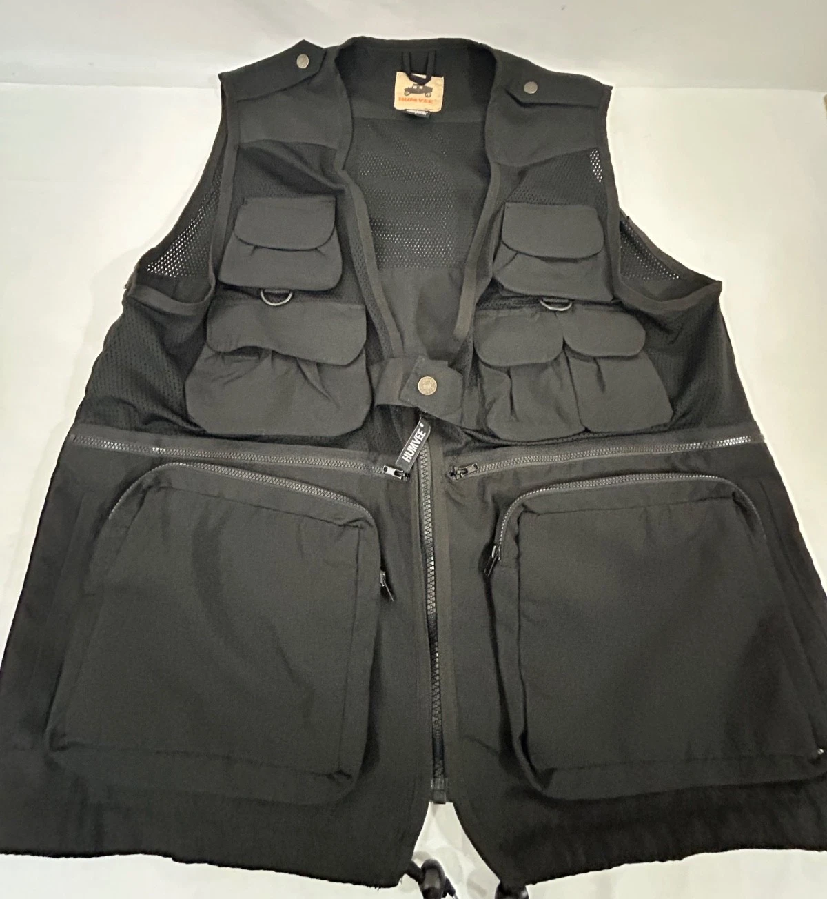 HUMVEE Men's Cotton Extra Pockets Hunting Safari Photo Utility Vest Black Sz L
Opens in a new window