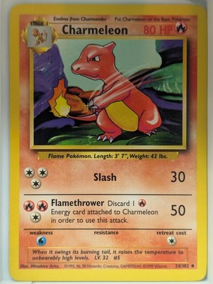 Charmeleon 024/102 Base Set Regular