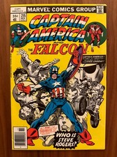 Captain America #215 | 1977 | Falcon | Gil Kane cover | First 35 cent issue