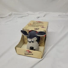 Vtg  1985 TONKA Newborn Pound Puppies plush puppy in original box 7" Gray light 