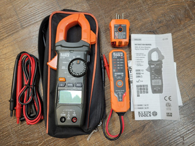 Klein Tools CL120KIT Clamp Meter Electrical Test Kit