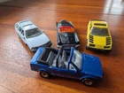 Vintage Matchbox model cars, Ford Escort Cabriolet Sierra XR4i Thunderbird Sable