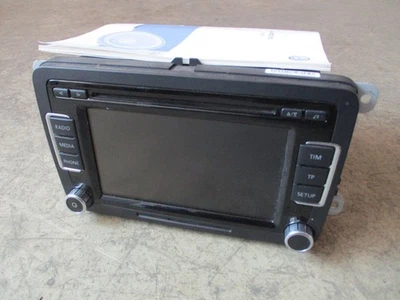 Radio CD SD Player RCD510 VW Golf 6 Tiguan Passat CC 3C8035195 Premium 8 - Bild 1 von 4