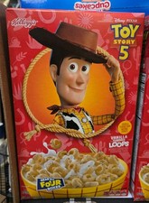 Kellogg  s TOY STORY 5 Woody Cereal NEW BOX
