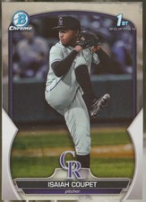 2023 Bowman Draft #BDC-37 Isaiah Coupet Chrome Baseball EX