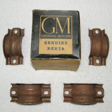 Nos 1941-53 Oldsmobile Front 1941-56 Rear Exhaust System Clamps 4