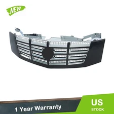 For Cadillac Escalade Escalade ESV 2007-2014 Front Bumper Grille Chrome