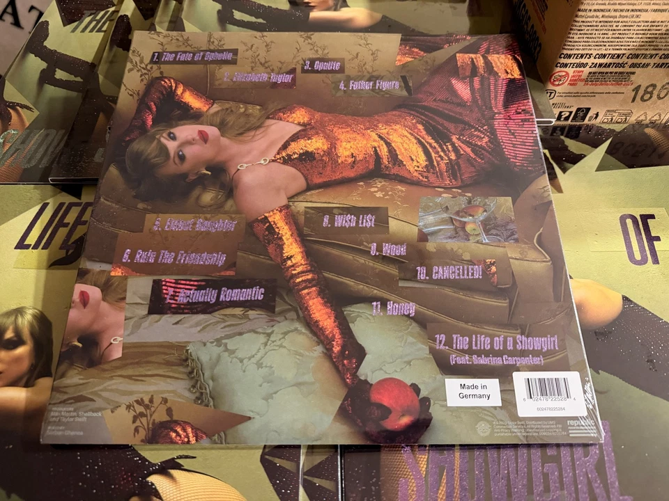 Life of a Showgirl The Shiny Bug Edition Violet Shimmer Marbled Vinyl -IN HAND - Image 2 of 4