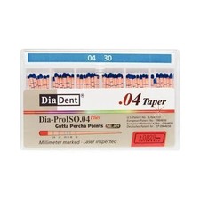 DiaDent MM MARKED Tapered .04 Dia-Pro ISO Gutta Percha Points 60/Box