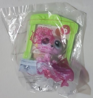 McDonald's 2015 Littlest Pet Shop Happy Meal Toy, NIP Regina Vogel Pink #6