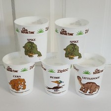 The Land Before Time 1988 Ziploc Lot of 5 Pla...