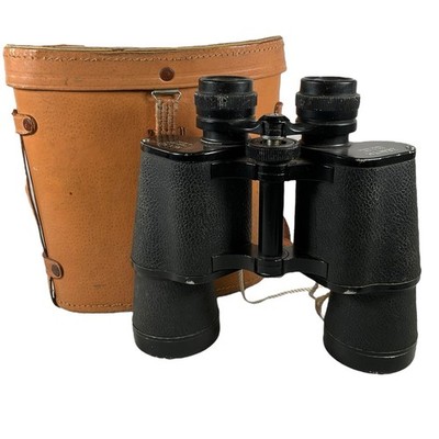 VINTAGE ZENITH BINOCULARS 16 X 50 FULLY COATED FIELD 3.5 W/ case