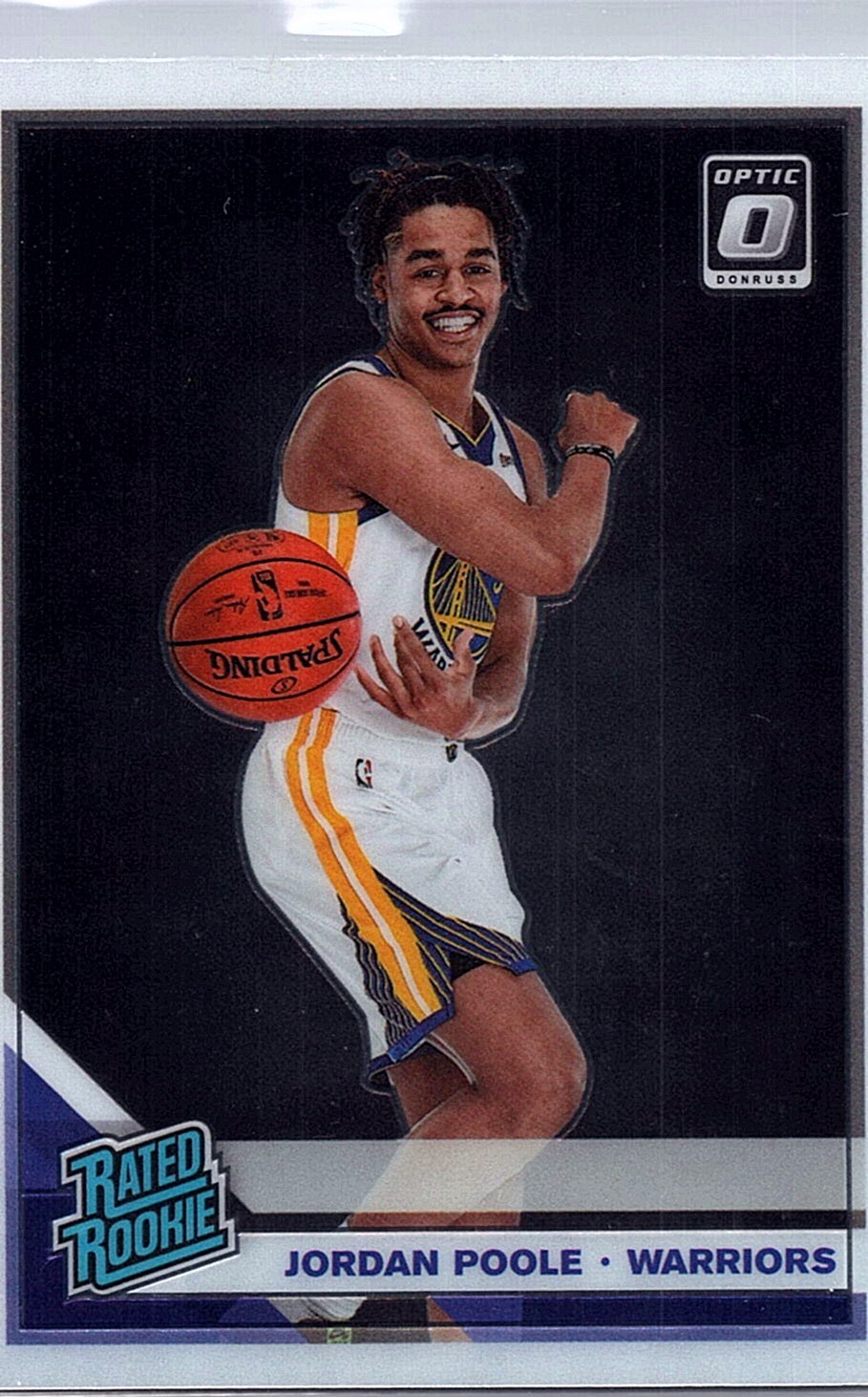 2019-20 Donruss Optic #169 Jordan Poole Purple RC