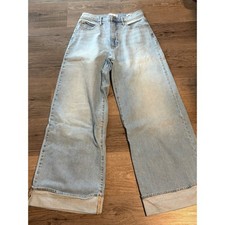 Jessica Simpson Freesia High Rise Wide Leg Jeans Light Wash Size 4