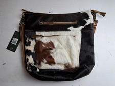 Myra Bag Double Zipper Hairon Shoulder S-1290