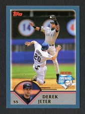 Derek Jeter 2003 Topps Opening Day #10 New York Yankees