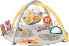 Image of Taf Toys Savannah 360 Baby Gym. Double Sided Crinkling Padded Soft Activity Pla