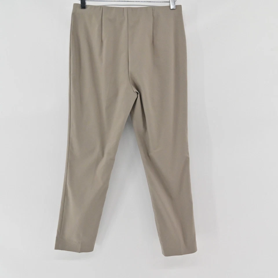 Pantalones para mujer LES COPAINS talla 42 silenciosos de lujo tostados elásticos clásicos caqui Foto 2 de 4