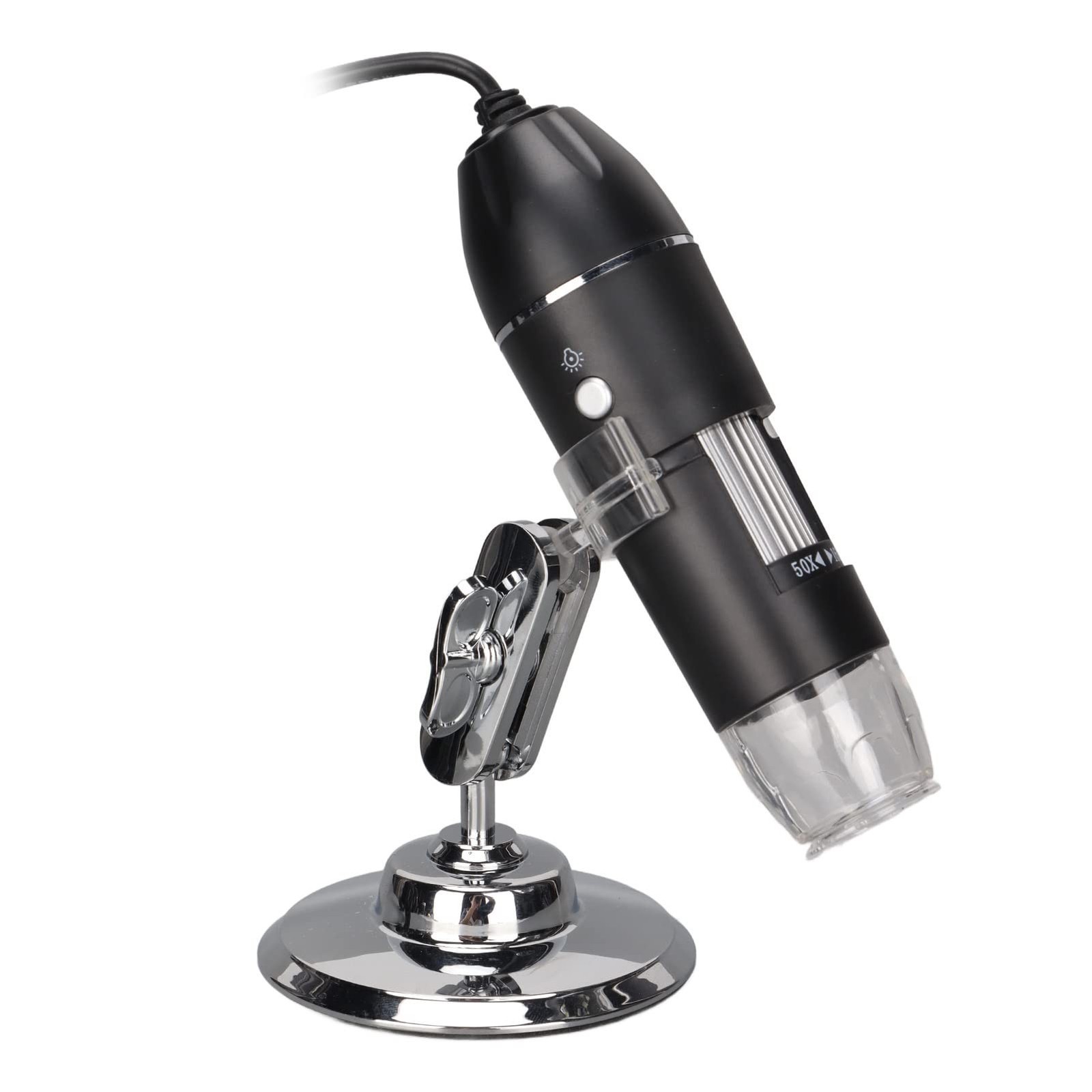 High Magnification Endoscope Microscope 50x-1600x with 8 LED Lights, 3 in 1 U...