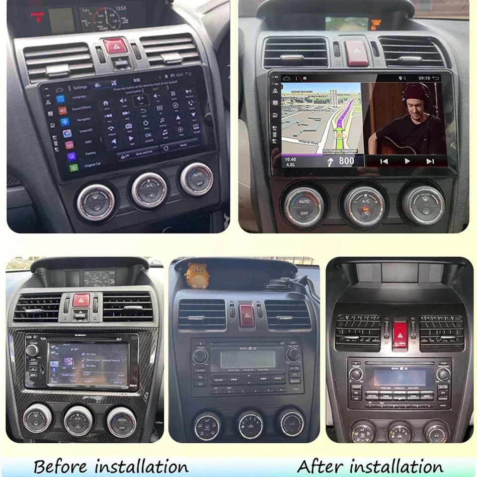 4+64GB FOR SUBARU FORESTER WRX/XV 2012-2015 ANDROID 14 CARPLAY STEREO RADIO GPS - image 3 of 4