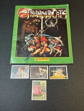 VTG 1986 Panini Thundercats Sticker Book Album with Stickers FAST FREE SHIPPING!