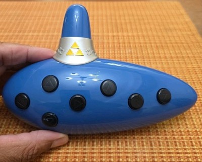 THINKGEEK Legend Of Zelda: Ocarina Of Time Electronic Ocarina 2017 Tested & Work