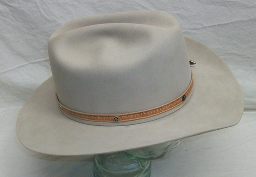Vintage Limpia Creek Custom Crafted Cowboy Hat Sarah Felt (7-1/4) with Case