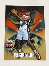 2000 Topps Team USA Basketball Gold #68 - DeLisha Milton - USA