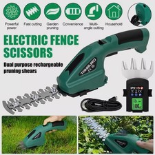 Garden Cordless Hedge Trimmer Handheld 7.2V 2 in 1 Mini Electric Grass Shears