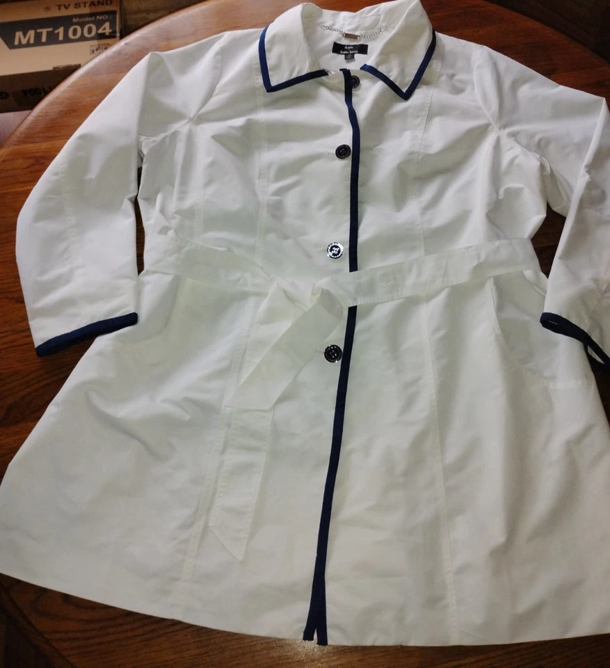 Chaqueta ligera de otoño Dennis By Dennis Basso para mujer 2X nueva Foto 2 de 4