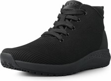 Men's Non Slip Work Boots Slip Resistant Chef Shoes for Food Service Kitchen ...