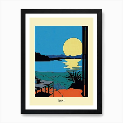 Poster Of Minimal Design Style Of I Gerahmtes Wandbild Poster Leinwanddruck Bild