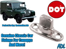 DOT GENUINE COMMON SENSE 6mm TURNBUTTON CLASSIC CAR CANVAS TONNEAU COVER FIXING