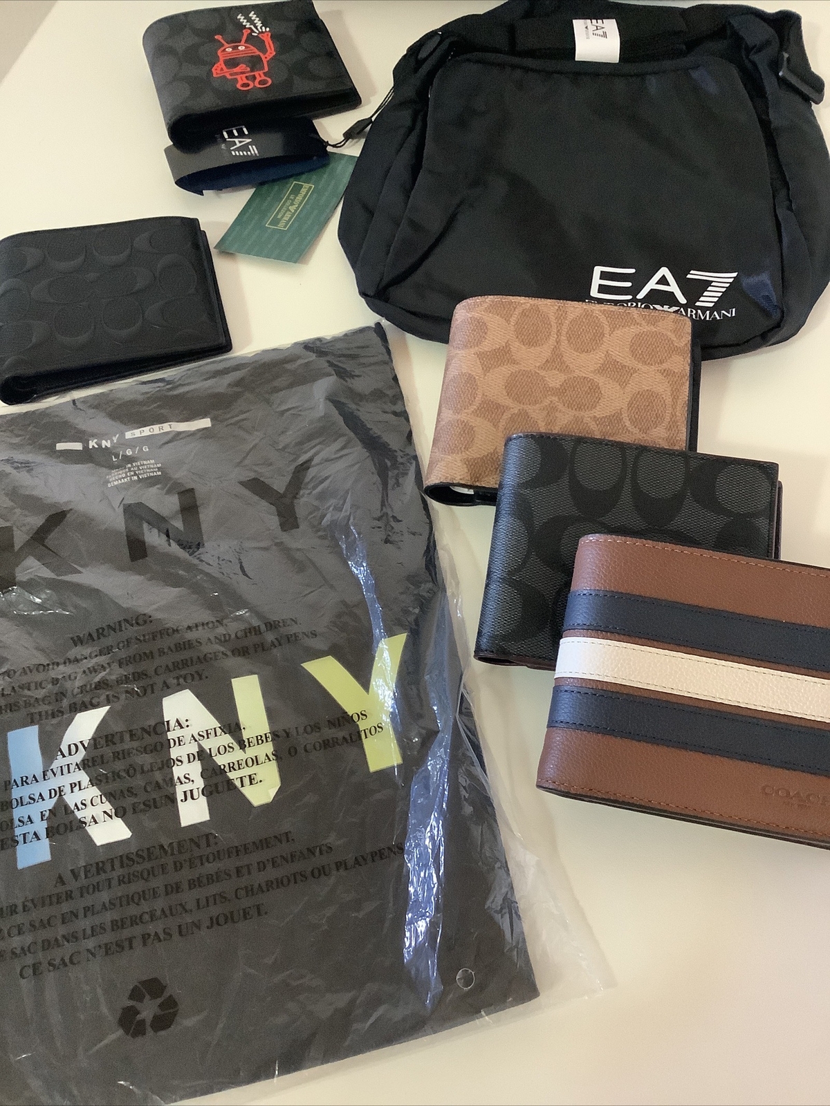 COACH COMPUTER BAG NWT EA7 Shoulder Bag NWT5xCOACH NY Wallets NWOT