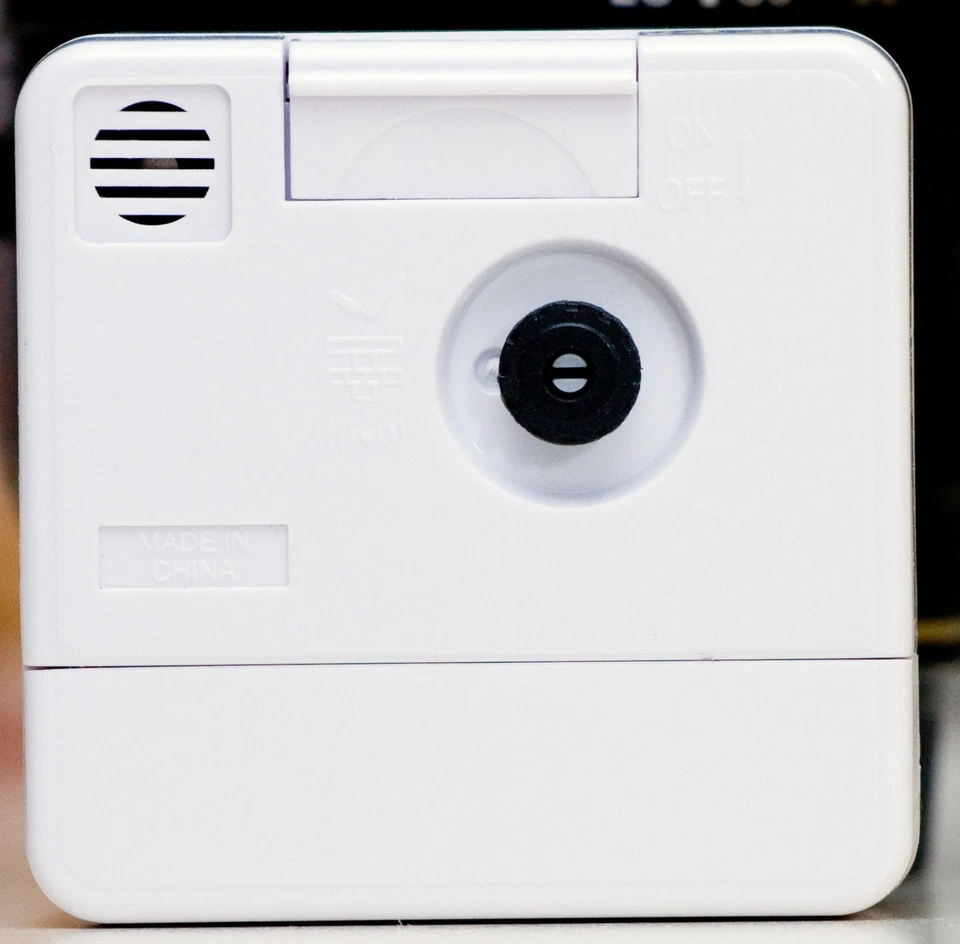 Casio TQ140-7D Travel Clock Quartz Alarm Clock Neobrite White Case w Battery New - Image 4 of 4