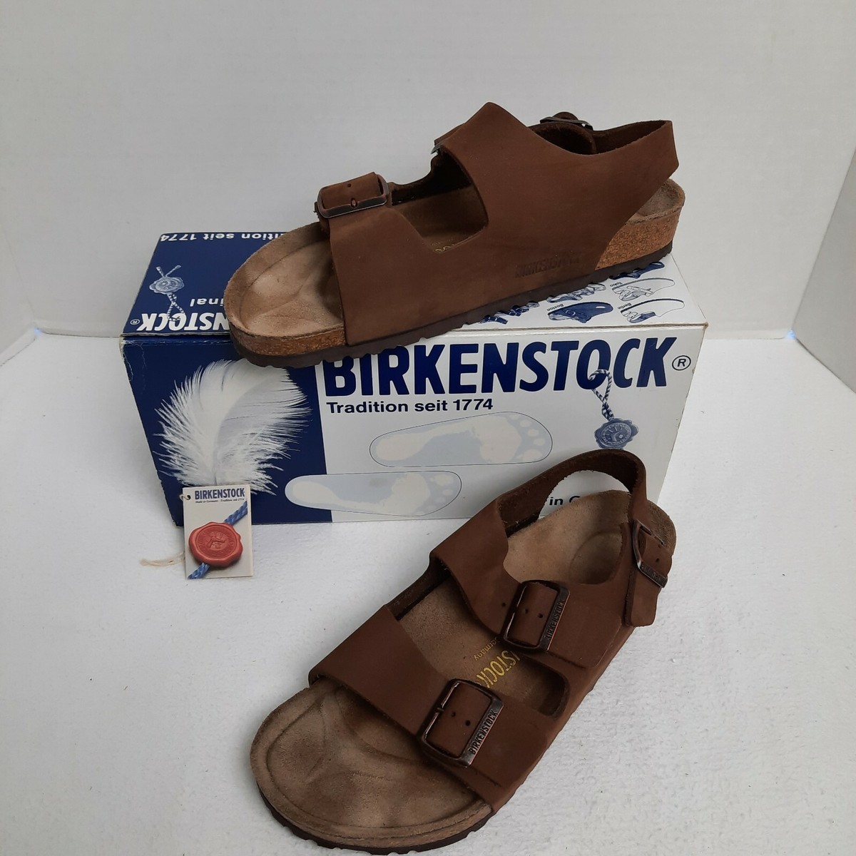 BIRKENSTOCK Milano B5 サンダル 40 ブラウン BIRKENSTOCK Milano B5 サンダル 40 ブラウン - メルカリ