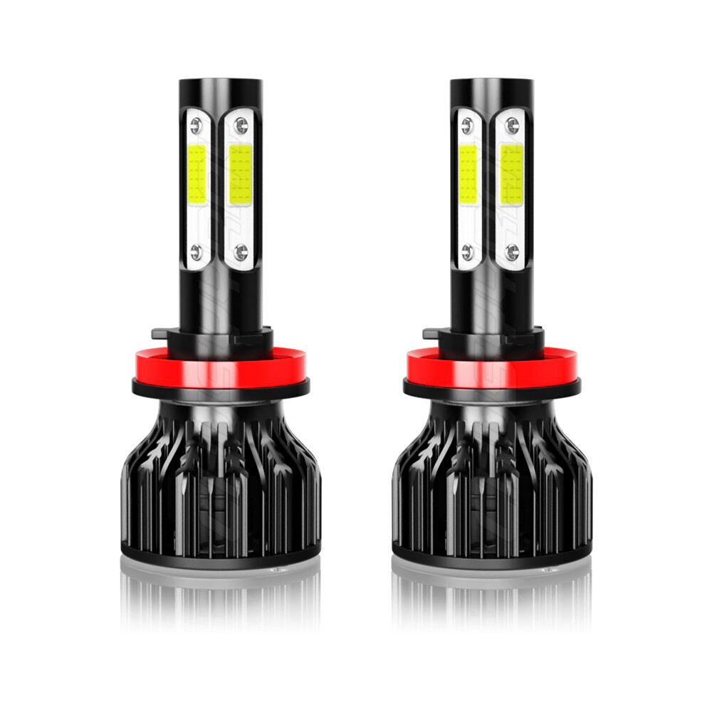 For Kawasaki ZX14r 2006-2014 2015 Combo H9 H11 LED Headlight Bulbs