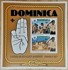 VINTAGE CLASSICS - Dominica 1977 - Boy Scout Jamboree - S/S - Scott 541 - MNH
