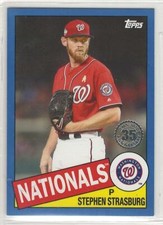Stephen Strasburg 2020 Topps Series 2 1985 35th Anniversary Blue # 85TB-49