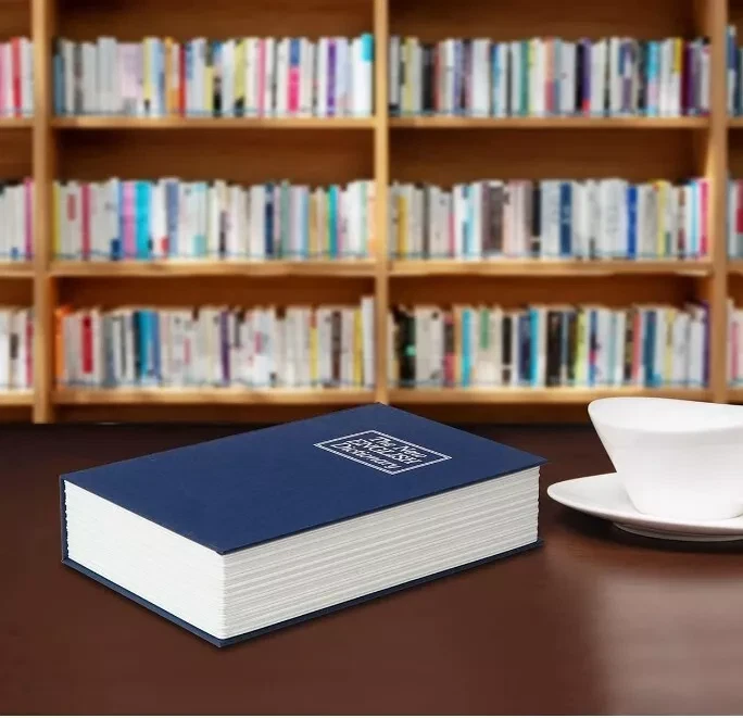 Book Safe Box with Combination Lock Dictionary Diversion Safe Secret Hidden Box - Image 3 of 4